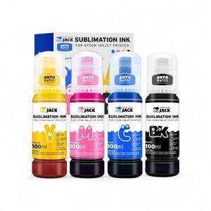 Printers Jack Sublimation Ink Set For Eco Tank Printers NEW